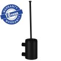 MERIDA STELLA BLACK LINE wall-mounted toilet brush, short "TUBE", black